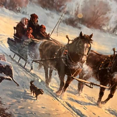 Lot 187 Western Christmas prints