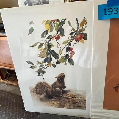 Lot 193 Assorted prints
