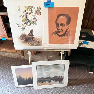 Lot 193 Assorted prints