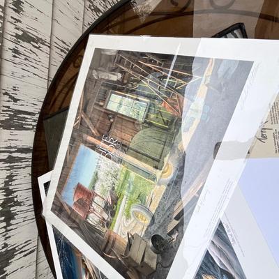 Lot 196 Prints in envelopes