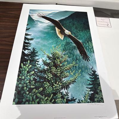 Lot 199 Eagle Print in envelope