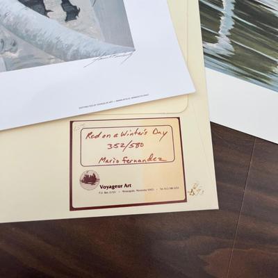 Lot 201 Bird prints