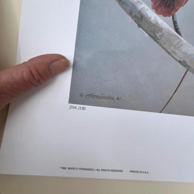 Lot 201 Bird prints