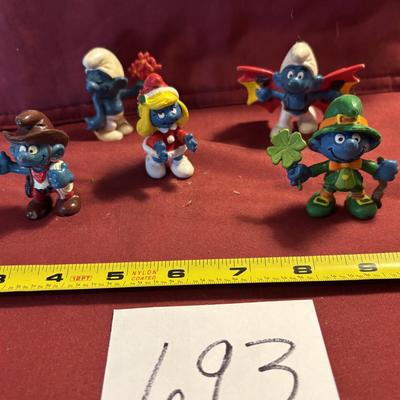 Vintage Smurf Figures