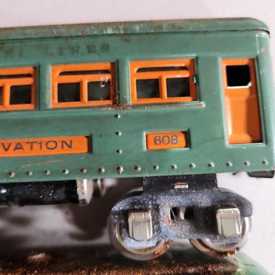 Lionel Prewar 296 Set untested for parts 257 3 607's 1 308