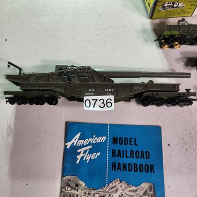 12 Pieces AHM US Army Trains Set 89001