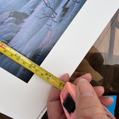 Lot 203 Mountain scene prints