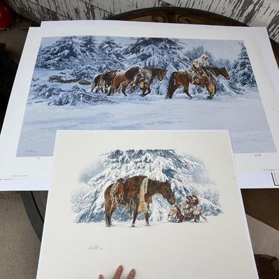 Lot 205 Horse prints