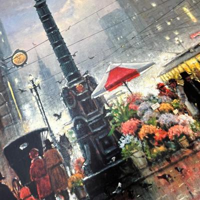 Lot 210 Vintage city scape scenes