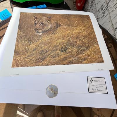 Lot 212 Wildlife prints