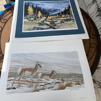Lot 213 More wildlife prints