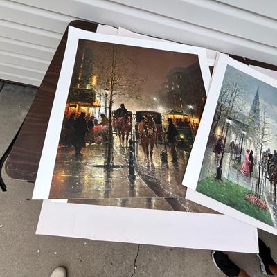 Lot 215 Assorted City Scape prints