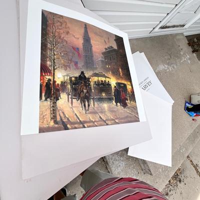 Lot 215 Assorted City Scape prints