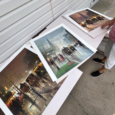 Lot 215 Assorted City Scape prints