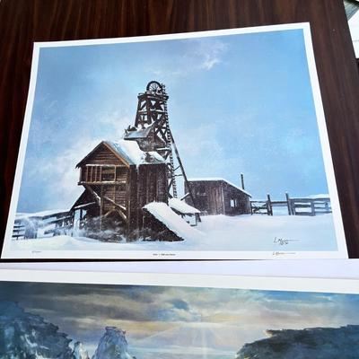 Lot 219 Bears & wild life prints
