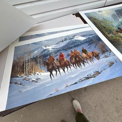 Lot 220 Mountain & Western prints