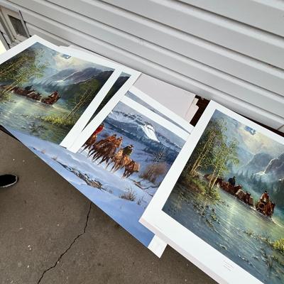Lot 220 Mountain & Western prints
