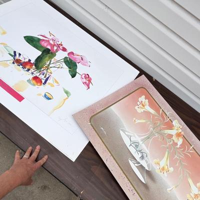 Lot 224 Assortment of large sized prints.