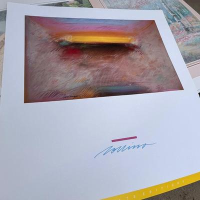 Lot 224 Assortment of large sized prints.
