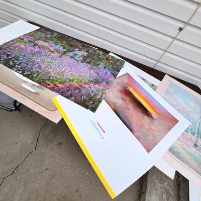Lot 224 Assortment of large sized prints.
