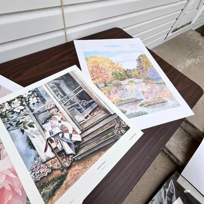 Lot 225 Assortment of large prints