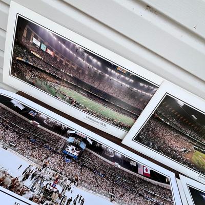 Lot 227 Assortment of World Series & Super Bowl Prints