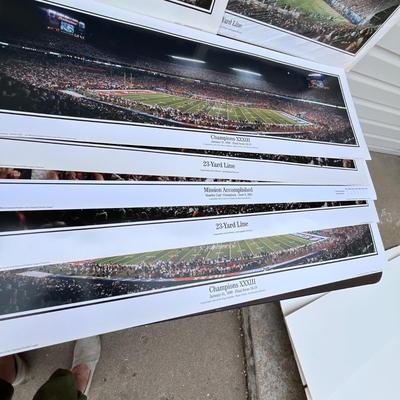 Lot 227 Assortment of World Series & Super Bowl Prints