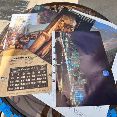 Lot 229 Vintage Calendars & other Colorado Pictures