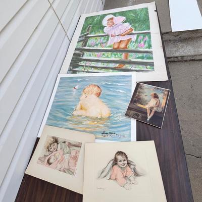 Lot 229 Baby prints