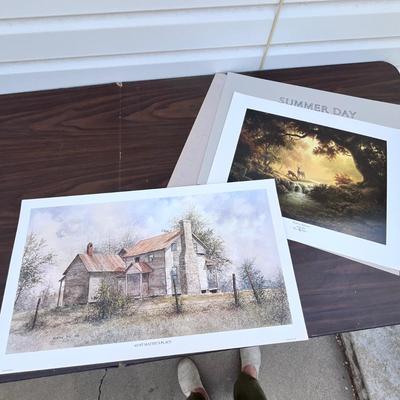 Lot 236 Vintage style prints