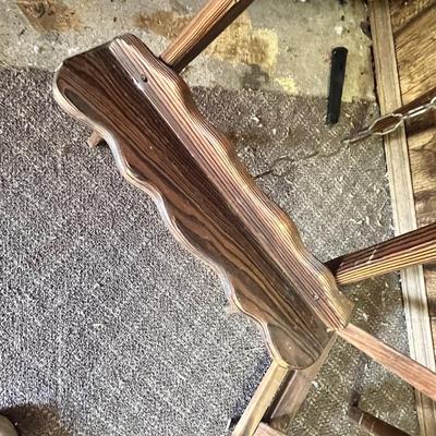 Lot 240 2 wood table top easelss