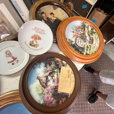 Lot 243 Collectors plates, some with frames