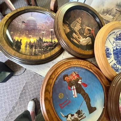 Lot 243 Collectors plates, some with frames