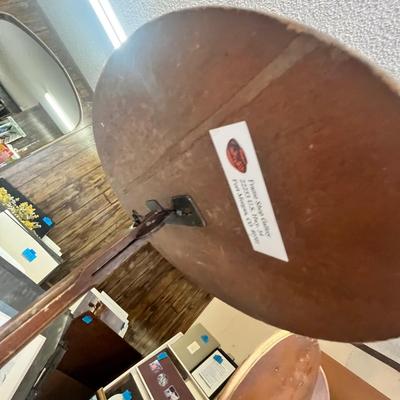 Lot 245 Flip top mini tables