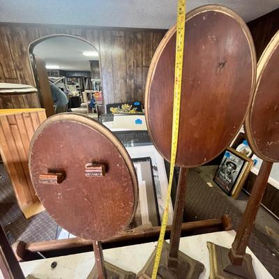 Lot 245 Flip top mini tables