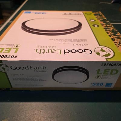 LOT 181B: NIB Good Earth Lighting One 14"LED Light #0760078, Untested