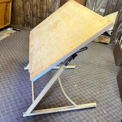 Lot 258 Fold up Architect table