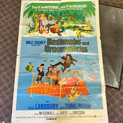Lot 260 Bedknobs & Broomsticks theater poster