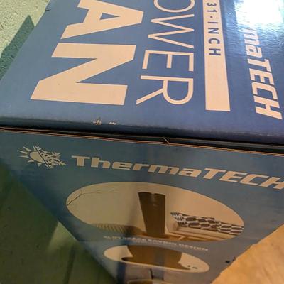 LOT 182B: NIB ThermaTech 31" Tower Fan, With Remote Control, Model TT-31TFRC-BLK, Not Tested