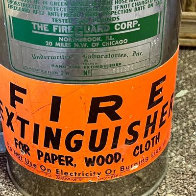 Lot 262 Vintage Fire Extinguisher
