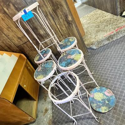 Lot 263 6 Vintage Ice Cream Parlor Stools