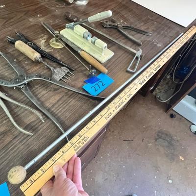 Lot 272 Lot of Farm tools & other