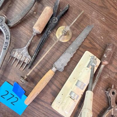 Lot 272 Lot of Farm tools & other