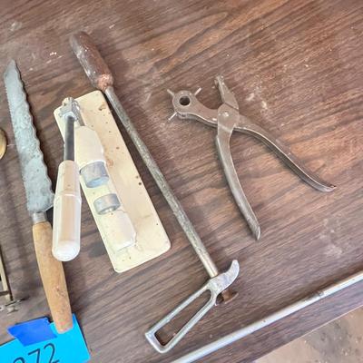 Lot 272 Lot of Farm tools & other