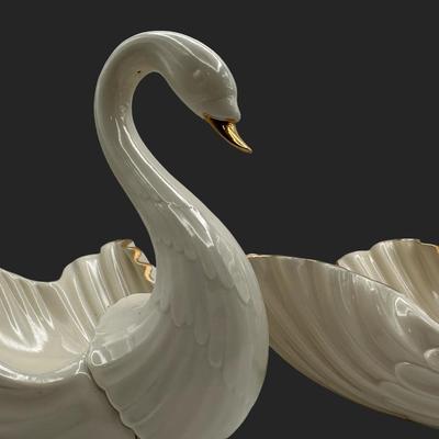 Large LENOX Millennium Porcelain Swans
