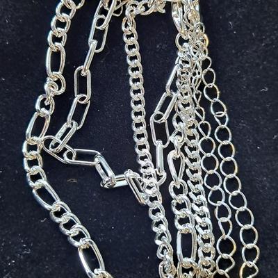 3 pc Silver Tone Fashion Bracelets