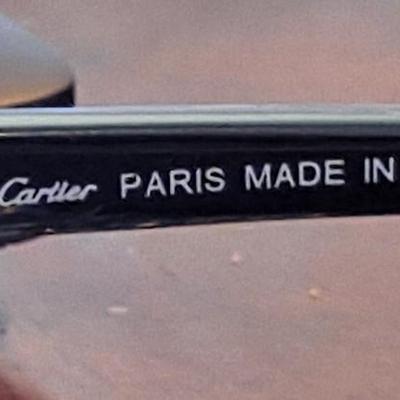 Cartier sunglasses with black lens Original Box