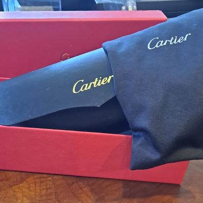 Cartier sunglasses with black lens Original Box