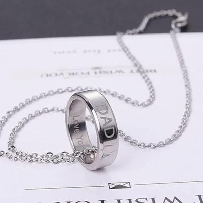 Dad Ring Necklace