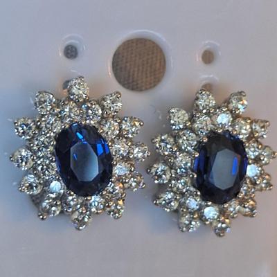 Beautiful Blue Sapphire Earrings